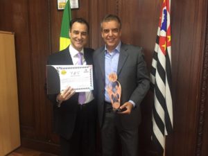 Silvio Garcia Junior - Presidente da CAAP e Luiz Fernando Balieiro - Presidente da FPT