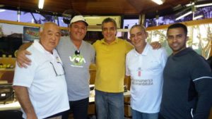 Lauro Nishiura, Jose Roberto Villegas, Luiz Fernando Balieiro (presidente da FPT) e Jose Artur Zuccari.