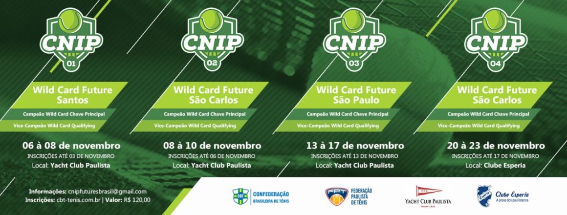 YACHT CLUB PAULISTA E ESPERIA SEDIARÃO OS CNIPs EM NOVEMBRO.