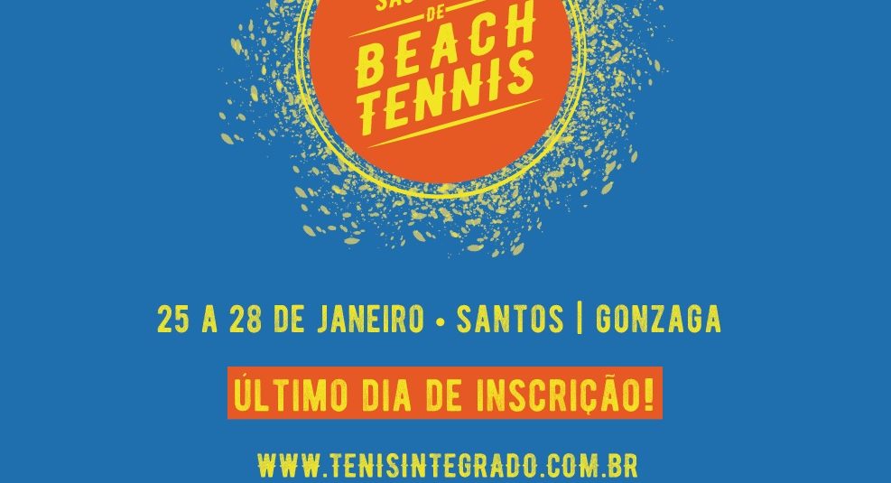 ULTIMO DIA PARA SE INSCREVER NA ETAPA SÃO PAULO DE BEACH TENNIS