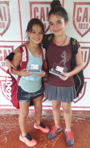 Indiano Open - Cat. 12FE1 - Vice-campeã Luiza Liporoni Paradeda e Campeã Fernanda Candido Rodrigues Procopiuk