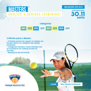 MASTERS - Adultos & Seniors - Feminino