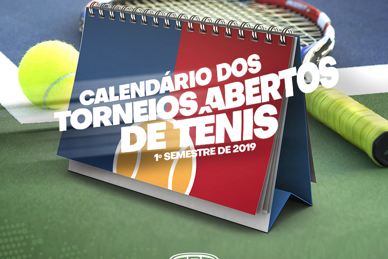 DIVULGADO O CALENDÁRIO DOS TORNEIOS ABERTOS DE TÊNIS DA FPT – 1º SEMESTRE DE 2019