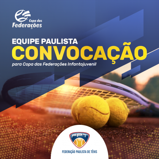 DEFINIDA A EQUIPE PAULISTA PARA A COPA DAS FEDERAÇÕES INFANTOJUVENIL 2019 DEFINIDA A EQUIPE PAULISTA PARA A COPA DAS FEDERAÇÕES INFANTOJUVENIL 2019