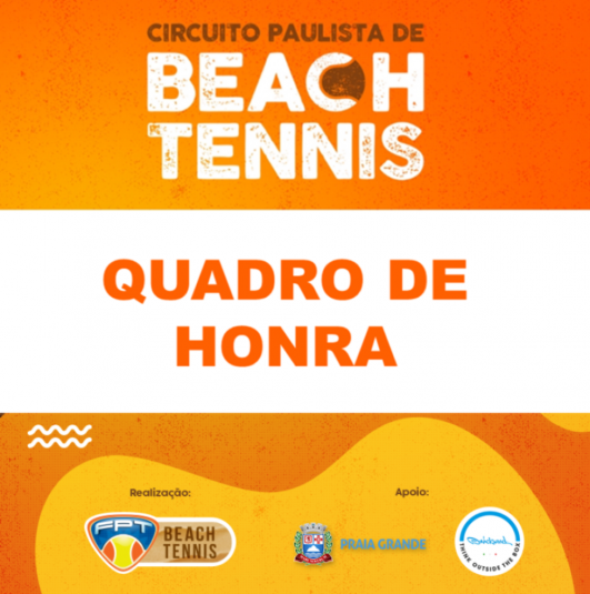 GALERIA DE FOTOS – CIRCUITO PAULISTA DE BEACH TENNIS ETAPA PRAIA GRANDE