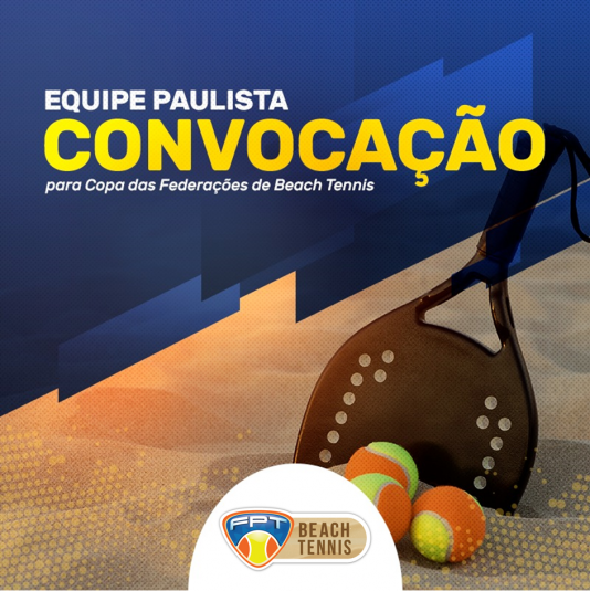 DEFINIDA A EQUIPE PAULISTA PARA A COPA DAS FEDERAÇÕES DE BEACH TENNIS 2019