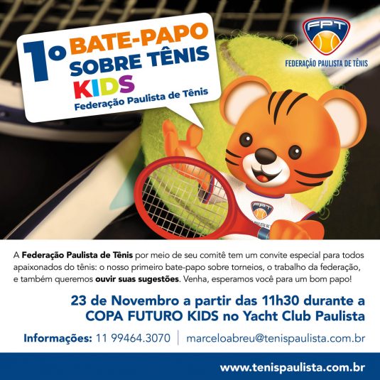 BATE-PAPO TÊNIS KIDS