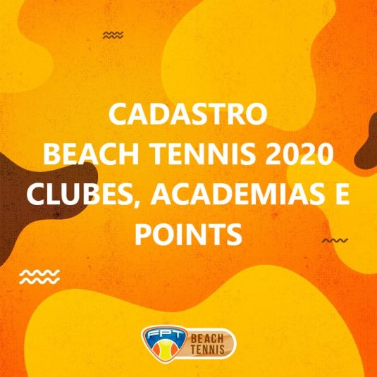 CADASTRO BEACH TENNIS – CLUBES, ACADEMIAS E POINTS