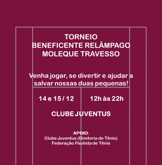 TORNEIO BENEFICENTE RELÂMPAGO MOLEQUE TRAVESSO