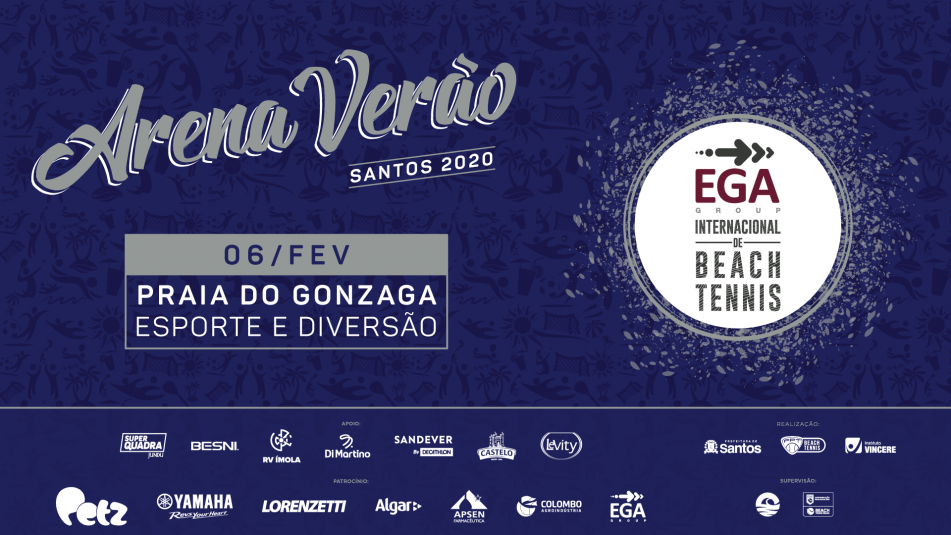 MEGA EVENTO EM SANTOS REÚNE PRINCIPAIS ATLETAS PAULISTAS DE BEACH TENNIS