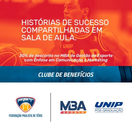 UNIP/MBA SPORTS – NOVA PARCEIRA DO CLUBE DE BENEFÍCIOS DA FPT