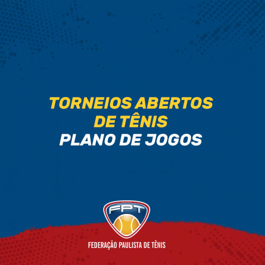PLANO DE JOGOS DOS TORNEIOS DE TÊNIS 11/09 PLANO DE JOGOS DOS TORNEIOS DE TÊNIS 11/09