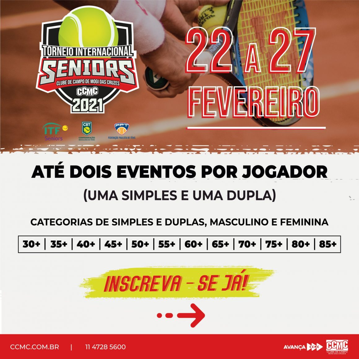 ITF SENIORS – CLUBE DE CAMPO DE MOGI DAS CRUZES