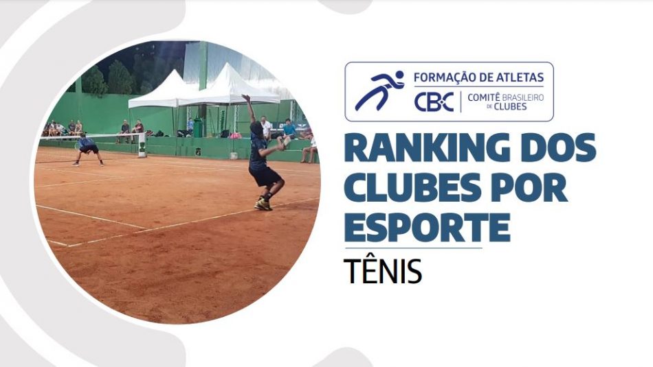 CLUBE ESPERIA É O 1° DO RANKING NACIONAL DO CBC NA MODALIDADE TÊNIS