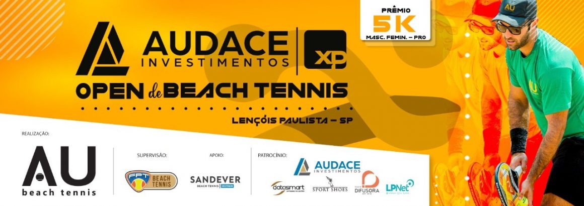 POR MOTIVO DE FORÇA MAIOR, AUDACE OPEN DE BEACH TENNIS SERÁ ADIADO