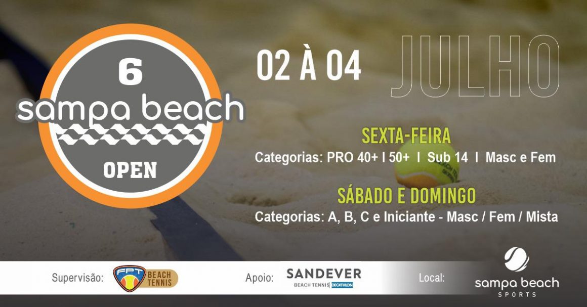 6° SAMPA BEACH OPEN – RELAÇÃO DE INSCRITOS E PROGRAMAÇÃO