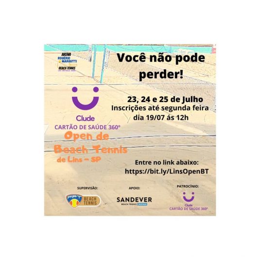 CLUDE CARTÃO DE SAÚDE 360° OPEN DE BEACH TENNIS – INFORMAÇÕES TÉCNICAS CLUDE CARTÃO DE SAÚDE 360° OPEN DE BEACH TENNIS – INFORMAÇÕES TÉCNICAS