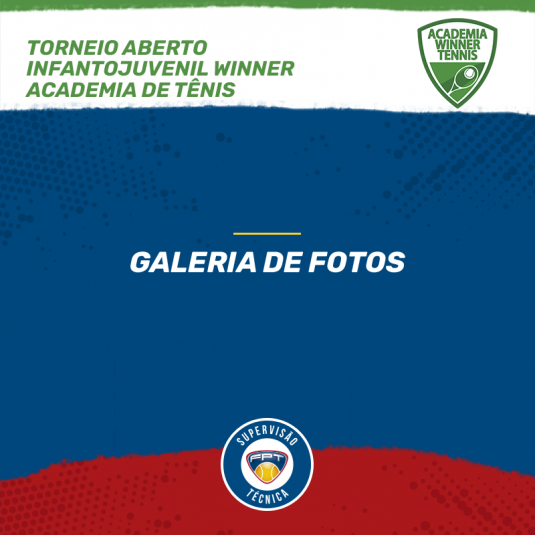 Quadro de Honras – Torneio Aberto Infantojuvenil Winner Academia de Tênis