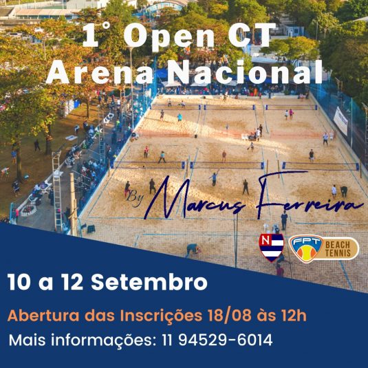 1° OPEN CT ARENA NACIONAL – INFORMAÇÕES TÉCNICAS