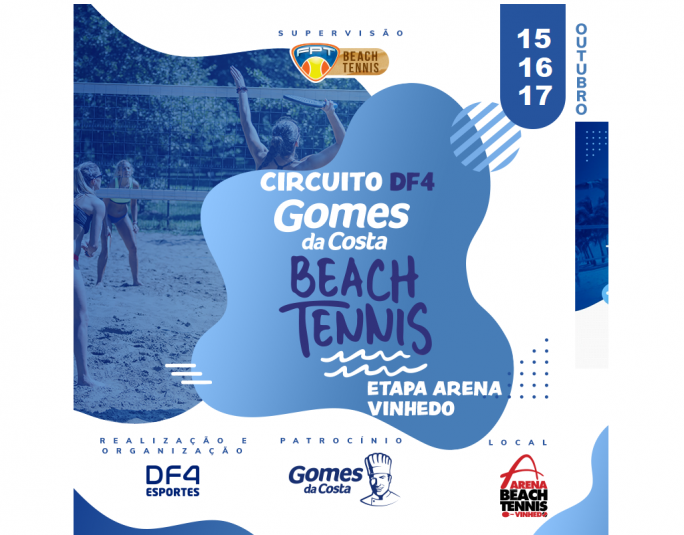 CIRCUITO DF4 – GOMES DA COSTA DE BEACH TENNIS – ETAPA ARENA VINHEDO