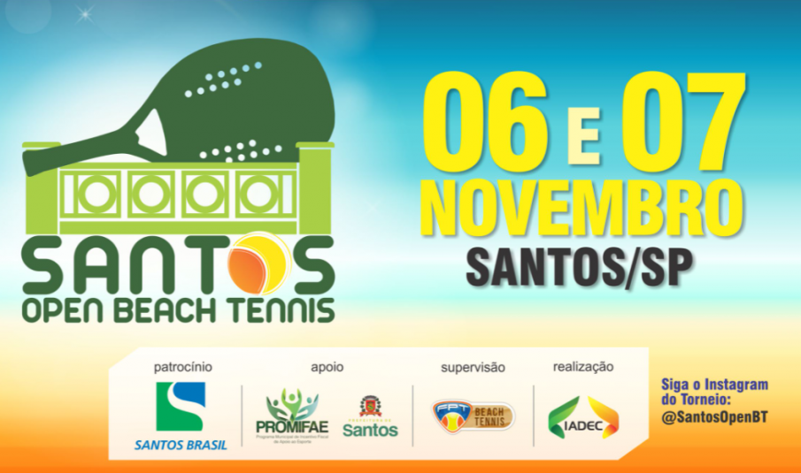 SANTOS OPEN DE BEACH TENNIS – INFORMAÇÕES TÉCNICAS