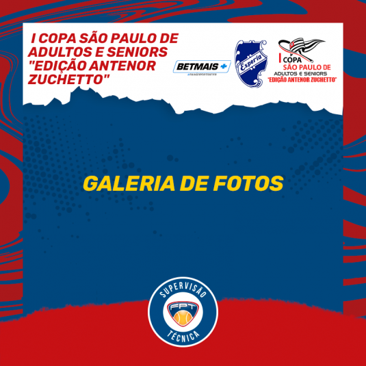 Quadro de Honra – I Copa São Paulo Adultos e Seniors – Edição Antenor Zuchetto