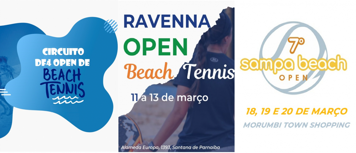 3 TORNEIOS DE BEACH TENNIS AGITAM AS PROXIMAS SEMANAS NO ESTADO DE SÃO PAULO 3 TORNEIOS DE BEACH TENNIS AGITAM AS PROXIMAS SEMANAS NO ESTADO DE SÃO PAULO
