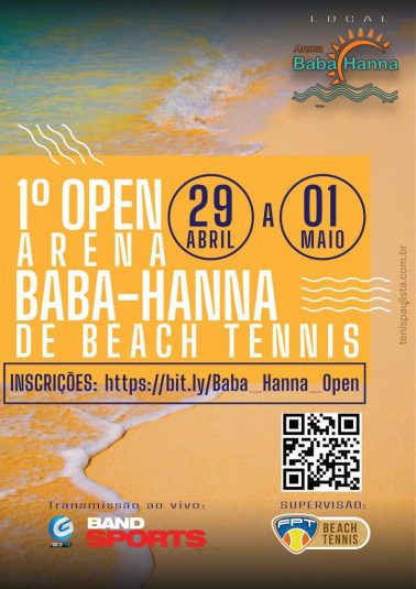 BABA-HANNA OPEN DE BEACH TENNIS – Informações Técnicas