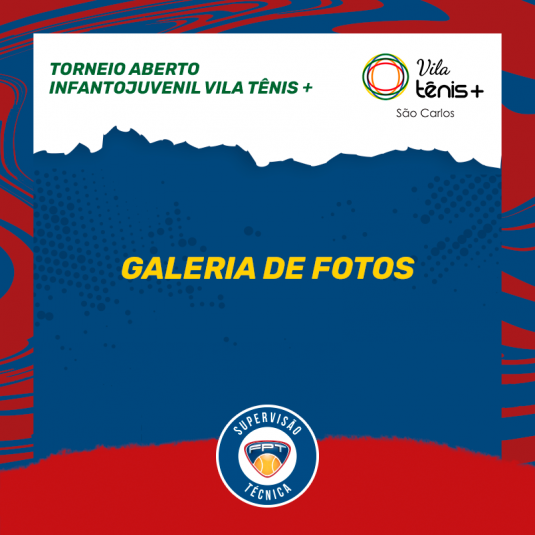 Quadro de Honra – Torneio Aberto Infantojuvenil Vila Tênis+