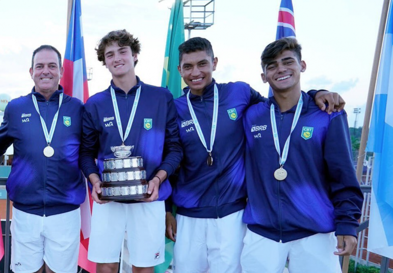Brasil é campeão da Copa Davis Júnior