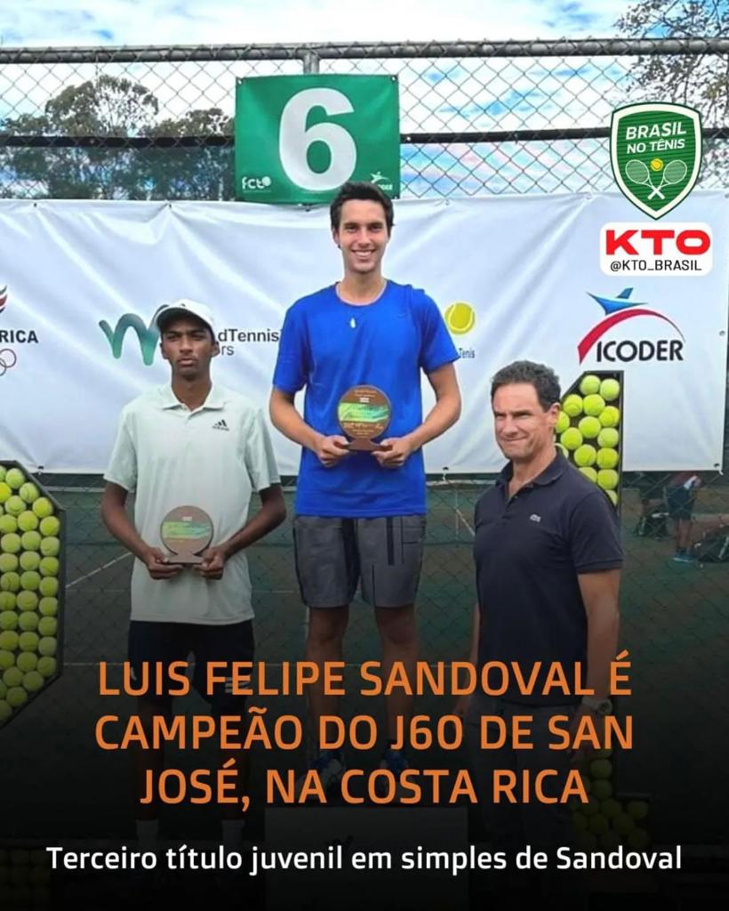 Luis Felipe Sandoval conquista ITF J60 de San Jose