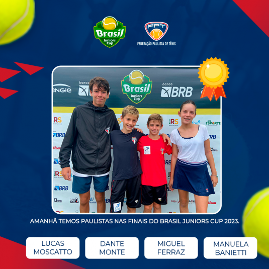 Amanhã temos paulistas nas finais do Brasil Juniors Cup 2023 Amanhã temos paulistas nas finais do Brasil Juniors Cup 2023