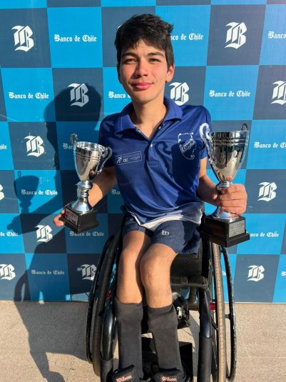 João Lucas Takaki é campeão de duplas e vice em simples no Chile