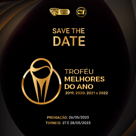 Save The Date – Troféu Melhores do Ano de Beach Tennis!