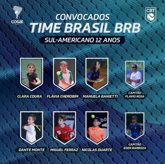 Paulistas integram time Brasil no Sul-Americano 12 anos