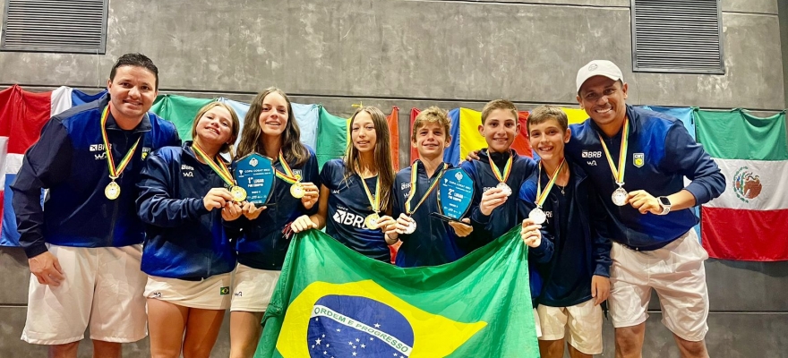 Brasil conquista ouro e prata na Copa COSAT 12 anos