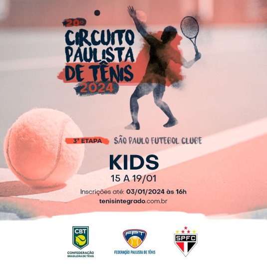 QUADRO DE HONRA – CIRCUITO PAULISTA KIDS 2024 – ETAPA SPFC