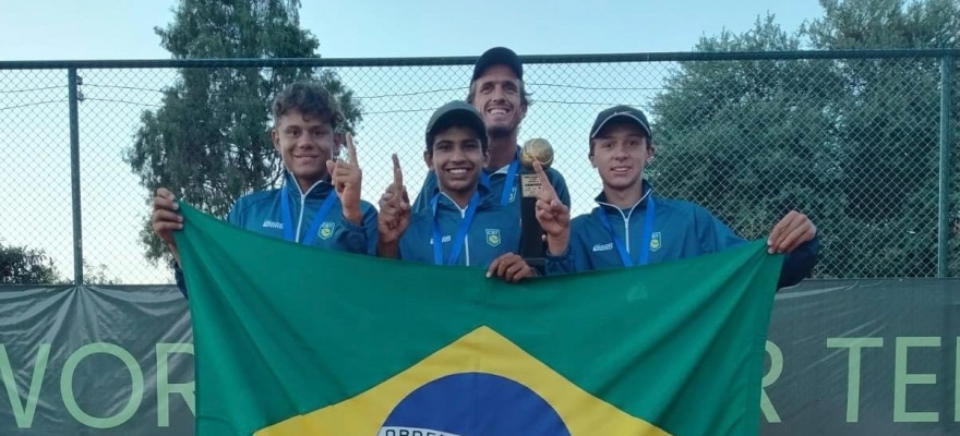 Brasil é campeão masculino Sul-Americano 14 anos; feminino fica em sétimo Brasil é campeão masculino Sul-Americano 14 anos; feminino fica em sétimo
