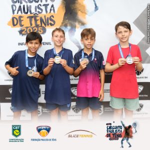 Resultados | Categoria Kids do Circuito Paulista de Tênis Infantojuvenil – 4ª Etapa Barueri | Academia Slice Tennis & Wellness Center