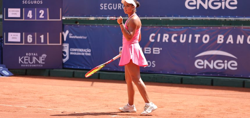 Naná surpreende cabeça 8 na estreia do ITF W35 de São Paulo Naná surpreende cabeça 8 na estreia do ITF W35 de São Paulo