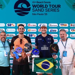André Baran é campeão do Sand Series São Paulo e reassume liderança do ranking mundial