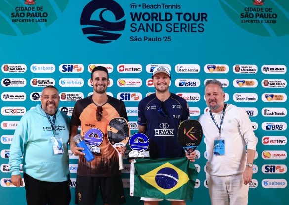 André Baran é campeão do Sand Series São Paulo e reassume liderança do ranking mundial André Baran é campeão do Sand Series São Paulo e reassume liderança do ranking mundial