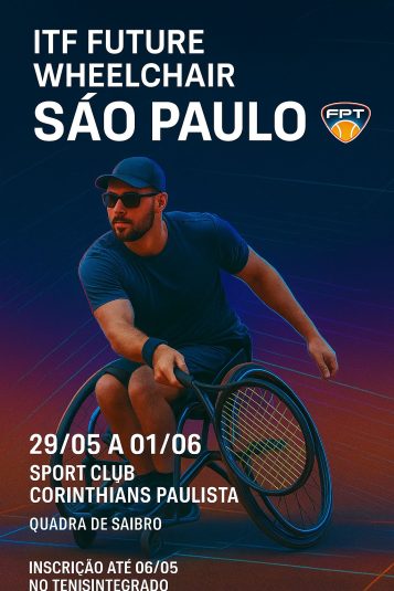 Corinthians sedia Torneio ITF Future Wheelchair de Tênis em Cadeira de Rodas