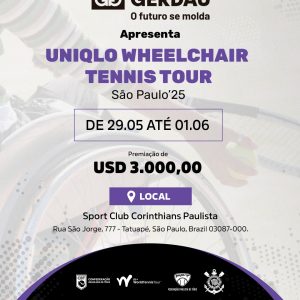 Federação Paulista de Tênis realiza ITF Future Series de Tênis em Cadeira de Rodas em São Paulo