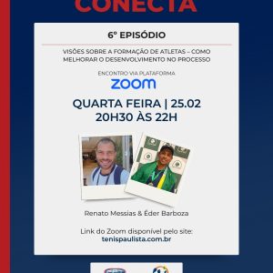 FPT realiza 6ª edição do Tênis Paulista Conecta nesta quarta (25) FPT realiza 6ª edição do Tênis Paulista Conecta nesta quarta (25)
