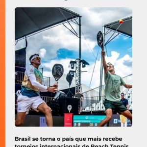 Brasil se torna o país que mais recebe torneios internacionais de Beach Tennis