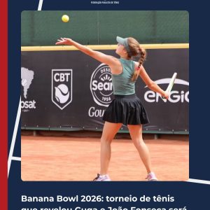 Banana Bowl 2026: torneio de tênis que revelou Guga e João Fonseca será em Rio Preto e Mirassol