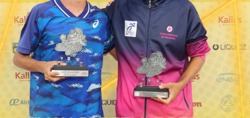 Quadro de honra – 56º Banana Bowl – Categoria: Duplas 14 e 16 anos – Masculino e Feminino