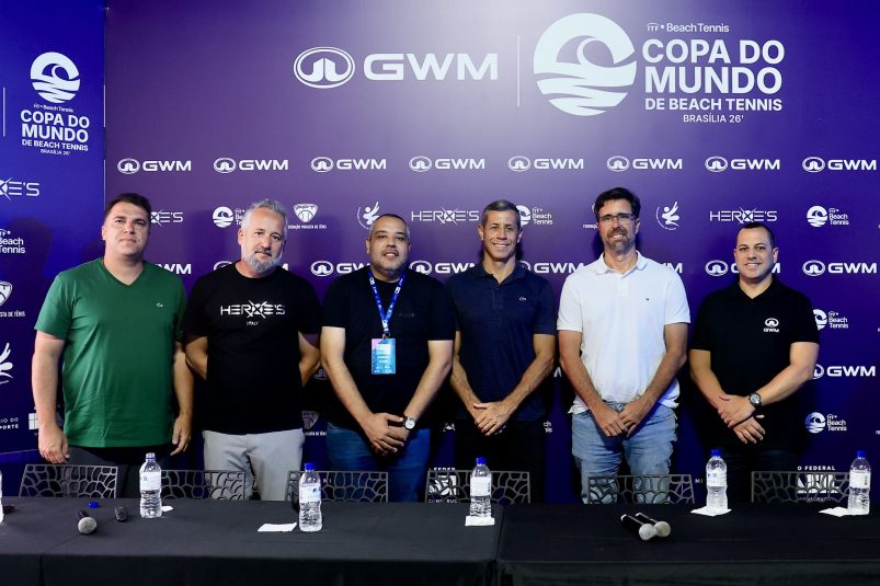Parceria entre Federação Paulista e Federação Brasiliense leva Copa do Mundo de Beach Tennis para Brasília