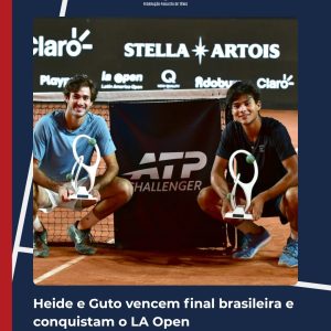 Brasil na final de Duplas do LaOpen!